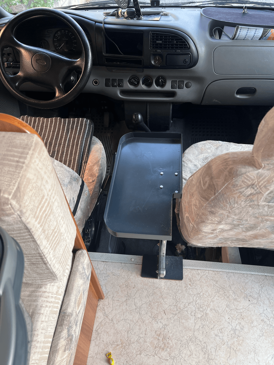 Dog seat open position
